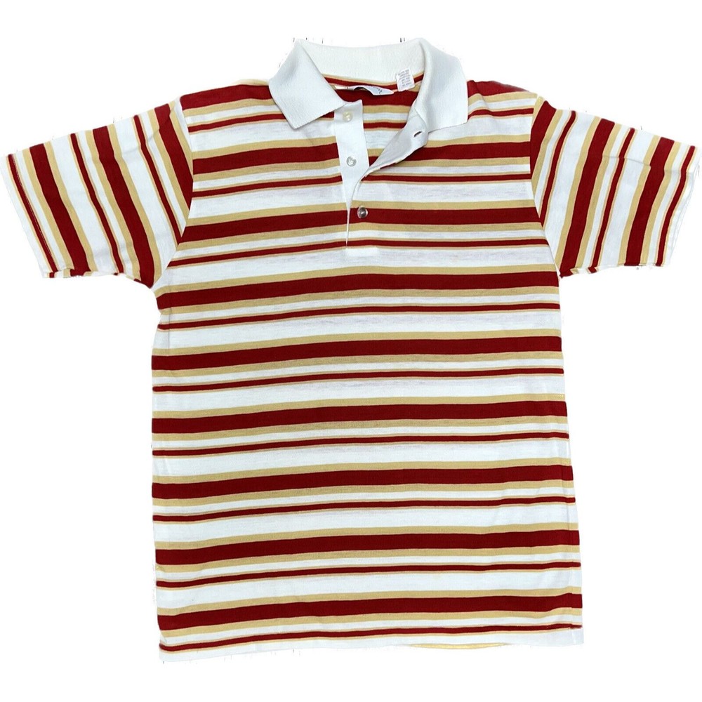 Vintage‎ 80s Mister Man Polo Shirt Men's Size L
